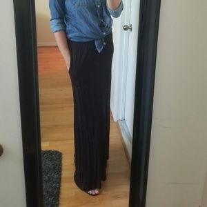 Black Maxi Skirt